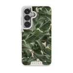 So Lush - Bannana Leaves Samsung Galaxy S25 Case, Elite Light (Magnetic) / Silver