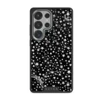 Starry Night - Stars Samsung Galaxy S25 Ultra Case, Elite Dark (Magnetic) / Silver