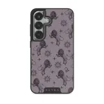 Leo - Samsung Galaxy S25 Plus Case, Elite Dark (Magnetic) / Silver / Purple