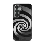 Rabbit Hole - Samsung Galaxy S25 Plus Case, Elite Mirror Dark (Magnetic) / Silver