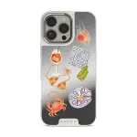 Seaside Muse - iPhone 16 Pro Max Case, Elite Mirror Light (MagSafe) / Silver