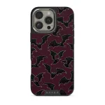 Midnight Visitor - iPhone 16 Pro Max Case, Elite Dark (MagSafe) / Silver