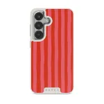 Pomegranate - Samsung Galaxy S25 Case, Elite Light (Magnetic) / Silver