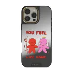 Like Home - iPhone 16 Pro Max Case, Elite Mirror Dark (MagSafe) / Gold