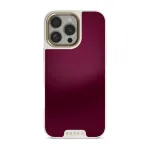 Dark Cherry - iPhone 16 Pro Max Case, Elite Light (MagSafe) / Gold