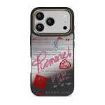 Library Card - iPhone 17 Pro Case, Elite Mirror Dark (MagSafe) / Gold