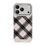 Plaid Please - iPhone 17 Pro Case, Elite Light (MagSafe) / Silver