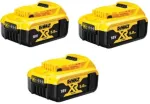 &bdquo;Dewalt&ldquo; 18 V XR aku, 5,0 Ah &ndash; 3-osaline komplekt (DCB184P3-XJ)