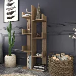 Raamaturiiul, Hanah Home, p&auml;hkel, 50 x 173 x 22, cm