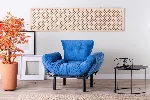 Tugitool Hanah Home Nitta, sinine, 95 x 85 x 70