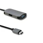 Qoltec 50380 USB-ekraani adapter Hall