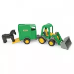 Wader Traktor koos hobuhaagisega