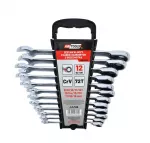 AWTOOLS RATCHETING KOMBINATSIOONIKRUVID KOKKU 12 tk. 8-19mm