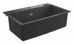Grohe valamu &ndash; komposiitvalamu K700, eksentrilise juhtimisega sifon, 78x51 cm, must graniit 31652AP0