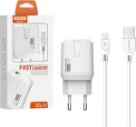 &bdquo;Somostel&ldquo; laadija SMS-Q02, 1x USB-A, 3,1 A (SMSQ02 WHITE 18 W)