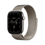 Nutikell Apple Watch Series 12 GPS + Cellular 46mm Natural Titanium Case with Natural Milanese Loop - S/M MJGP4ET/A