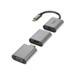 00200306 &bdquo;6in1&ldquo; adapter &bdquo;Connect2Go&ldquo;, USB-C, &bdquo;Mini-DisplayPort&ldquo;, HDMI, VGA