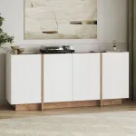 Konsool, Hanah Home, valge Atlandi m&auml;nd, 180 x 80 x 45