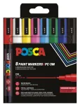 POSCA marker UNI PC-3M 8-osaline komplekt Basic