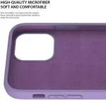 "Soft Silicone Case iPhone 12 Pro Max" Purple