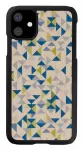 "SmartPhone Back Case iPhone 11" Blue Triangle Black