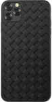 "Woven Pattern Design Soft Case iPhone 11 Pro" Black