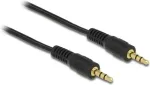 &bdquo;Delock&ldquo; kaabel &bdquo;3,5 mm pistik&ldquo; &ndash; &bdquo;3,5 mm pistik&ldquo;, 2,5 m, must (84001)