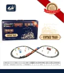 Retro train set with wagons