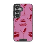 Call Me - Samsung Galaxy S25 Case, Elite Dark (Magnetic) / Silver