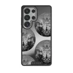 After Hours - Samsung Galaxy S25 Ultra Case, Elite Mirror Dark (Magnetic) / Silver