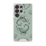 Scorpio - Samsung Galaxy S25 Ultra Case, Elite Light (Magnetic) / Silver / Turquoise
