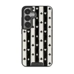 Queen's Court - Samsung Galaxy S25 Case, Elite Dark (Magnetic) / Silver