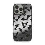 Midnight Visitor - iPhone 16 Pro Case, Elite Mirror Dark (MagSafe) / Silver