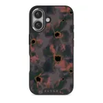 Volcanic Garden - iPhone 16 Plus Case, Elite Dark (MagSafe) / Silver