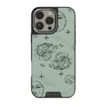 Capricorn - iPhone 16 Pro Case, Elite Dark (MagSafe) / Silver / Turquoise