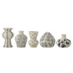 Bloomingville Vaas Quinto, sinine, 5 tk., 82073126