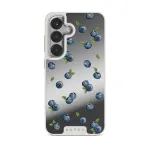 Blueberry Muffin - Samsung Galaxy S25 Case, Elite Mirror Light (Magnetic) / Silver