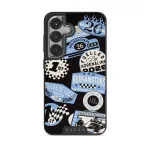 Finish Line - Samsung Galaxy S25 Case, Elite Dark (Magnetic) / Silver