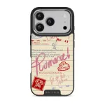 Library Card - iPhone 17 Pro Case, Elite Dark (MagSafe) / Silver
