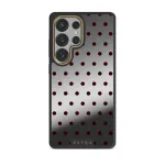 Red Velvet - Samsung Galaxy S25 Ultra Case, Elite Mirror Dark (Magnetic) / Gold