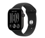 Watch Series 12 GPS 46 mm Black Aluminium Case with Black Sport Band - M/L