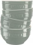 STAUB SERVING Set of 4 bowls 12 cm, eucalyptus