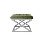 Pouf, Hanah Home, Capraz, h&otilde;be Fuksia, 50 x 42 x 40
