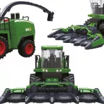 WOOPIE kaugjuhitav p&otilde;lluharvester 1:24 koos heli-, valgus- ja suitsuefektidega