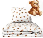 Cover set -  2 pcs - 135x100, 40x60 - a PENSIVE BEAR