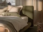 Bed With Headboard, "Linea", 204x225x98 Made in Europe