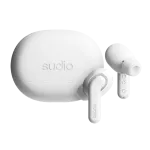Sudio Earbuds | E4 Pro | Bluetooth | In-ear | Microphone | Cloud White | Noise canceling | Noise reduction | Wireless