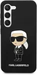 "KLHCS23SSNIKBCK Hardcase Silikoonist ikoon Samsung Galaxy S23"