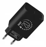 20 W USB-C seinalaadija, must