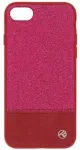 "Synthetic Leather Glitter II Back Case iPhone 8" Pink